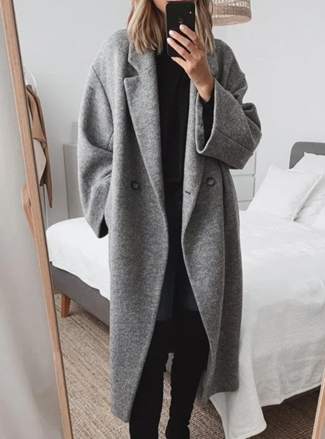 Women’s Multi-Color Woolen Trench Coat – Available in All Sizes