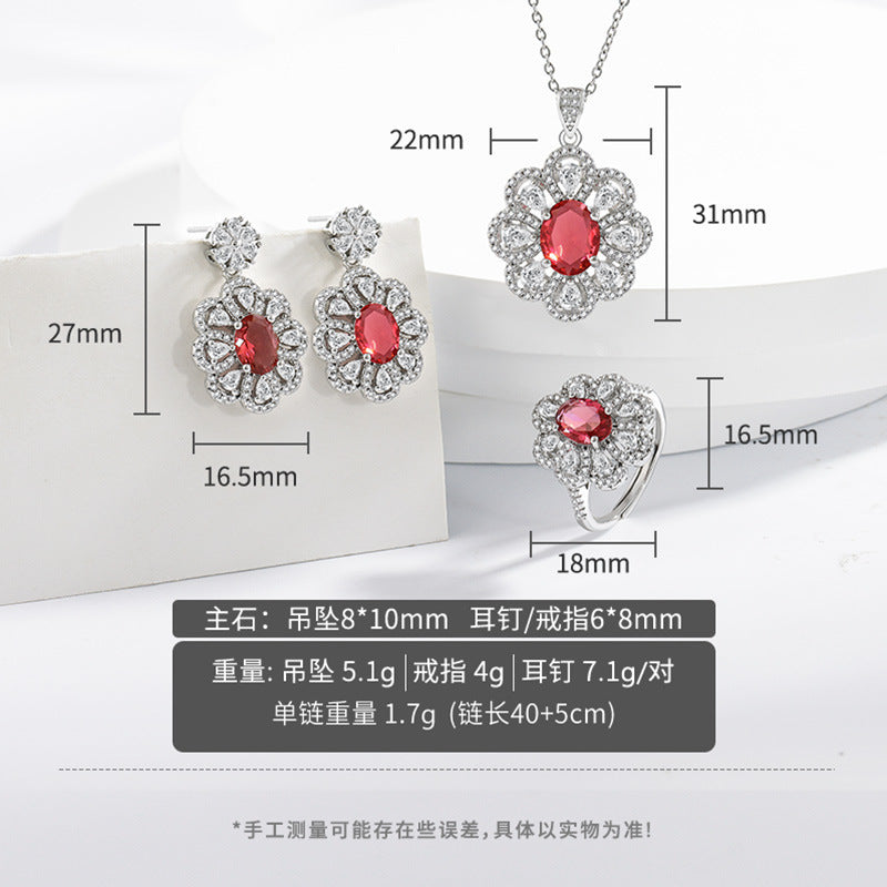 Bridal Jewelry Set – Earrings and Necklace for Weddings & Special Occasions