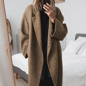 Women’s Multi-Color Woolen Trench Coat – Available in All Sizes