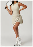 Women Yoga Sexy Sleeveless Sports Romper Yoga Jumpsuits Fitness One Piece Workout Backless Rompers Tank Top Shorts Sportswear