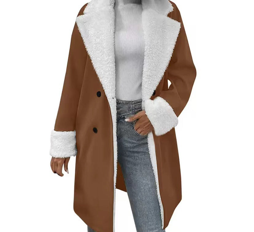 Women’s Woolen Coat – Leisure & Commute Stylish Outerwear