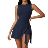 Women Yoga Sexy Sleeveless Sports Romper Yoga Jumpsuits Fitness One Piece Workout Backless Rompers Tank Top Shorts Sportswear